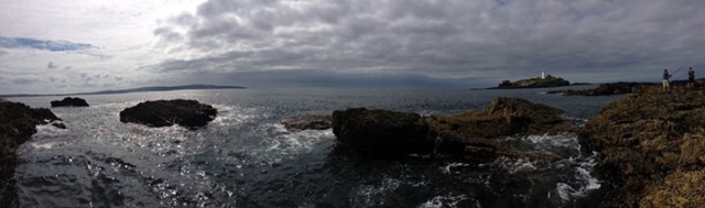 Fishing at Godrevy....